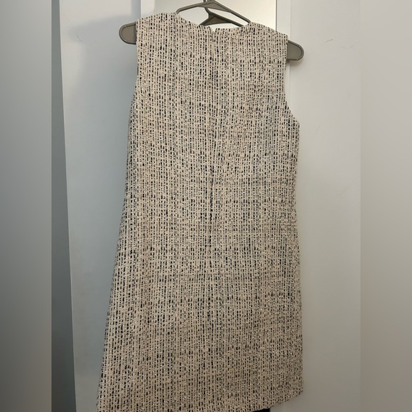 Theory- Ivory Multi Hatch Tweed dress 
Size 6
NWT - Picture 3 of 9